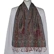 Wool Muffler Mens Scarf Anniversary Gift for Him 12 x 60 inches