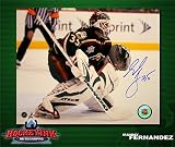 Manny Fernandez Minnesota Wild Autographed/Hand Signed 8x10 Photo