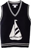 Kitestrings Boys 2-7 Little V-Neck Sailboat Sweater