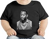 Famous Rnb Soul Hip Hop Artist Vintage Portrait オーガニックベビーTシャツ 12 - 18 Months