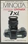 MINOLTA DYNAX/MAXXUM 7XI (Hove User's Guide)