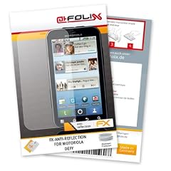 atFoliX FX-Antireflex Displayschutzfolie f�r Motorola DEFY - Displayschutz antireflektierend! H�chste Qualit�t - Made in Germany!