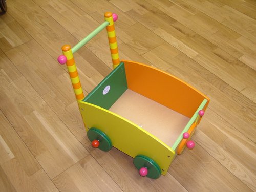 Childrens Toyshop  Toys : Moulin Roty Louna walking trolley