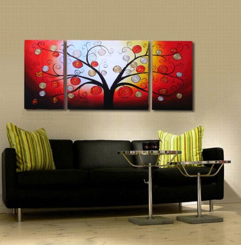 Modern Oil Painting on Canvas Stretched - Life 
