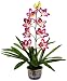 70cm Lilac/White Single Stem Orchid - Artificial Flower