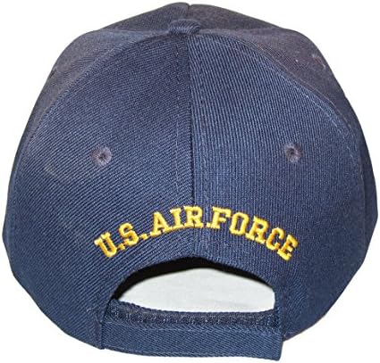 Retired Air Force Cap with Eagle and Flag. Navy Blue