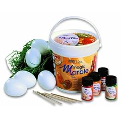Hobby Line 73700 - Magic Marble Marmorierfarben Set Ostern