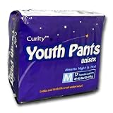 Curity SleepPants Youth Pull-On Diapers Size Medium Pk/17