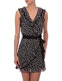 Morgan - Robe Manches Courtes - Cache-Coeur à Pois - Femme