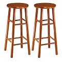 Bevel Barstool Set of 2- Cherry