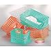 iDesign 61281 Household Storage Basket with Handle for DVDs, Video Games and more - Small, Aruba