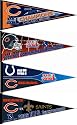 4 Chicago Bears NFC Champ and Super Bowl Pennants