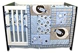 Rockets 4 Piece Crib Bedding Set by Trend Lab