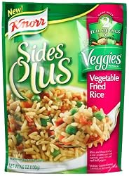 Knorr Sides Plus Veggies, Vegetable Fried Rice, 4.6-Ounce Pouches (Pack of 12)