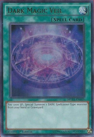 Yu-Gi-Oh! - Dark Magic Veil (MVP1-EN019) - The Dark Side of Dimensions Movie Pack - 1st Edition - Ultra Rare