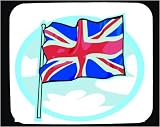 Mouse Pad with Great Britain, England, flag