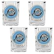 Utah Jazz NBA 4pc Square Shot Glass Set by Great American Products