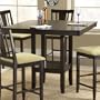 Hillsdale Arcadia Square Counter Height Casual Dining Table in Espresso Finish