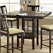 Hillsdale Arcadia Square Counter Height Casual Dining Table in Espresso Finish