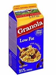 Sweet Home Farm Low Fat Granola with Raisins, 20.5-Ounce Cartons (Pack of 4)