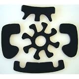 Oneal Ersatzpolster Set Slash Helm Farbe Schwarz Groesse 8 mm