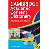 Cambridge Academic Content Dictionary Paperback with CD-ROM (Dictionary & CD Rom)