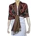 Jacquard Design Paisley Weaving Wool Stoles Womens Outerwear