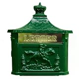 Review   / Green Aluminium Wall Mounted Post Box