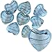 Baby Blue Colori Heart Murano Glass Bracelet