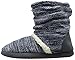 Muk Luks Women's Scrunch B Side Marl Slouch Boot Slipper