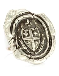 Pyrrha "talisman" Sterling Silver Five Fleur-di-Lis Ring