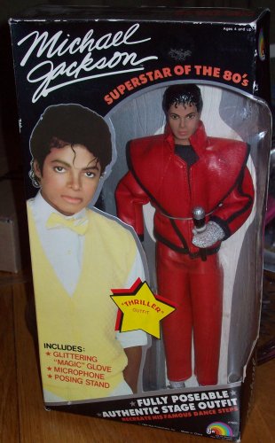 Michael Jackson Superstar of The 80's " THRILLER " Outfit Doll