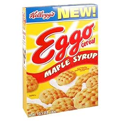 Kellogg's Eggo Maple Syrup Cereal, 13.5-Ounce Boxes (Pack of 5)