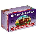 Celestial Seasonings Herb Tea, Black Cherry Berry, Tea Bags, 20-Count Boxes (Pack of 6)