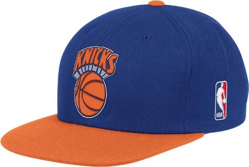 New York Knicks Mitchell & Ness Blue Throwback Vintage Snap Back Hat