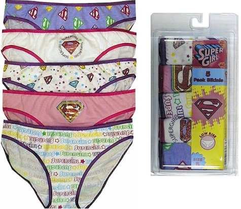 Super Girl Bikini Panty 5 Pack for women