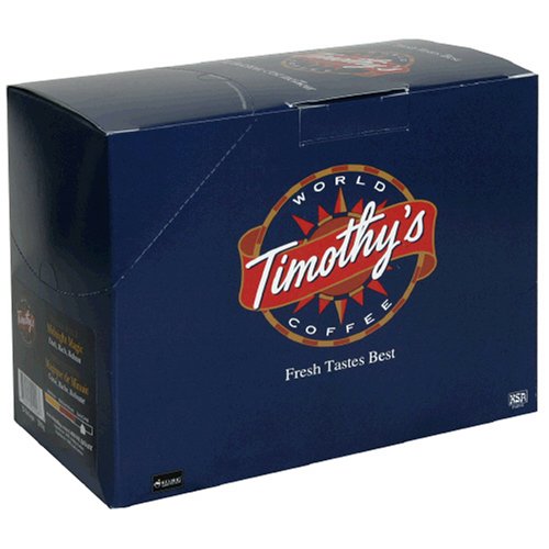 Timothy's World Coffee, Midnight Magic, Extra Bold, K-Cups for Keurig Brewers, 25-Count Boxes (Pack of 2)
