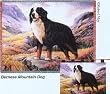 Bernese Mountain Dog Woven Tapestry Wall Hanging