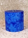 6 Inch Diameter x 5 Inch Tall 3-Wick Round 4 Pound Unscented Candle (Two Pack) â?