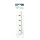 Amerock H55590-WS 9-Inch Classic Key and Gadget Rack, White with Silver Hooks