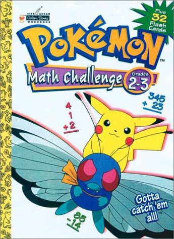 Books: Pokemon Math Challenge Grades 2 3 Plus 32 Flash Cards Pokemon Math Challenge