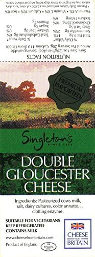 Double Gloucester Cheese by Gourmet-Food (1 pound)