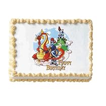 Knights Birthday Cakes - 1 Do-it-Yourself Edible Cake Art Image