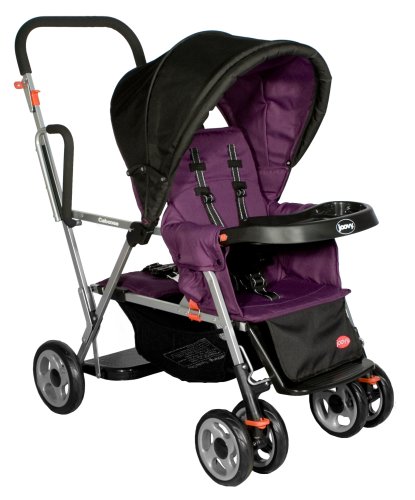 Joovy Caboose Stand On Tandem Stroller, Purpleness