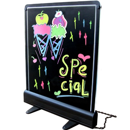 LED Fluorescent Illuminated Writing Menu Neon Board Signs Neon Eraser Board