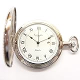 Eichmüller Taschenuhr 8206/3 mit Datum, Kette und Etui