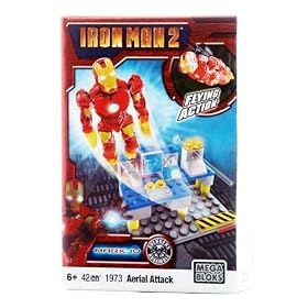 Iron Man 2 Mega Bloks Aerial Attack with Mark IV Armour