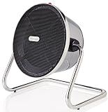 DeLonghi RFH9030 Retro Fan Heater, Stainless Steel
