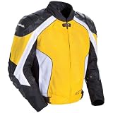 Cortech GX Air Series 2 Men’s Textile Street Bike Racing Motorcycle Jacket – Yellow