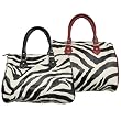 Je Veux Giraffe Print Doctor Style Handbag